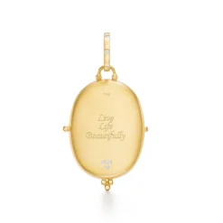 18K SMALL PINK SAPPHIRE PRIMAVERA LOCKET