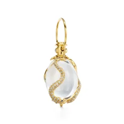 18K SMALL SERPENT AMULET