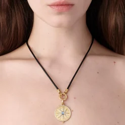 18K SMALL SOLE MANDALA PENDANT