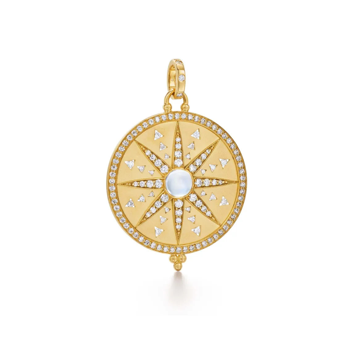 18K SMALL SOLE MANDALA PENDANT