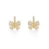 18K SNOW BUTTERFLY EARRINGS