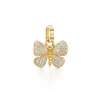 18K SNOW BUTTERFLY PENDANT
