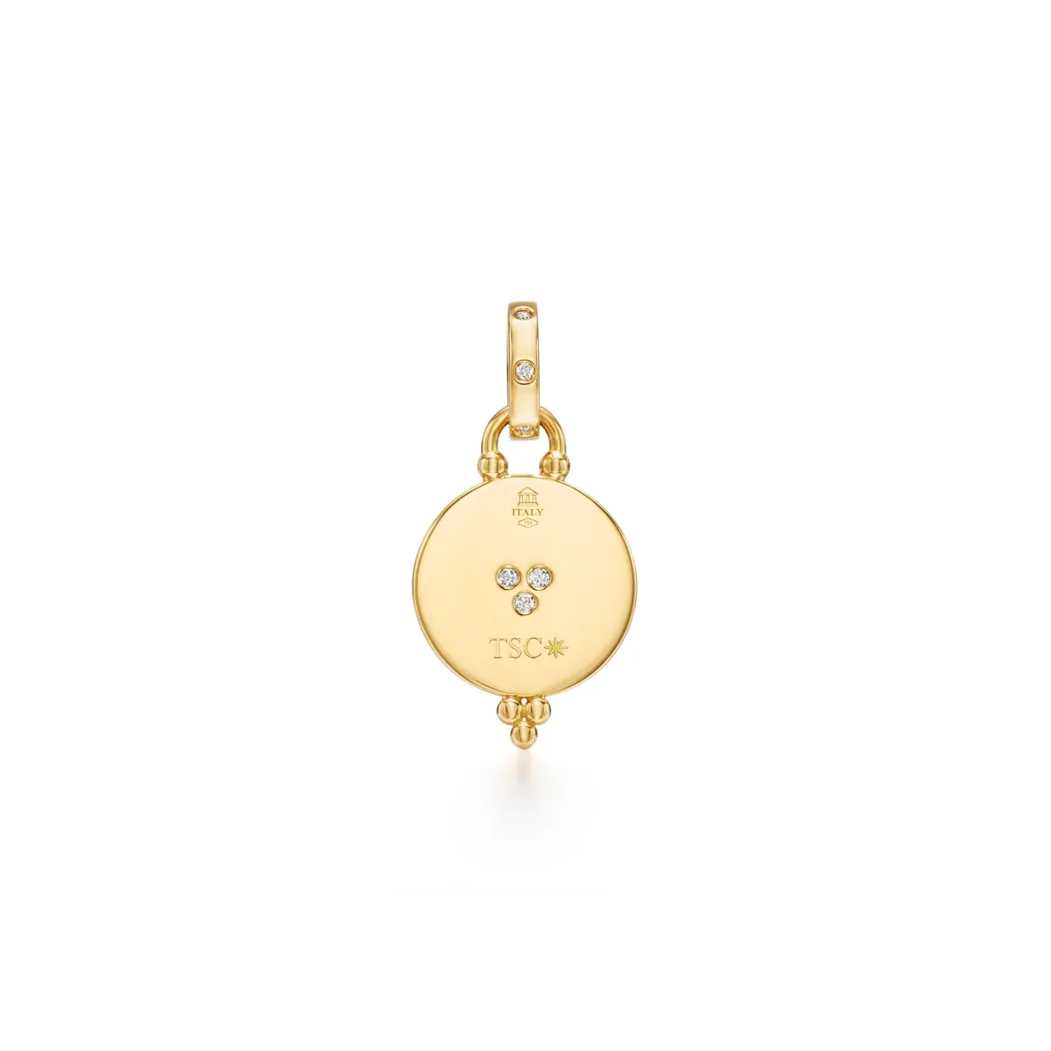18K SOLAR ECLIPSE PENDANT