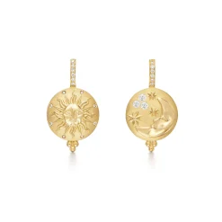 18K SOLE LUNA EARRINGS