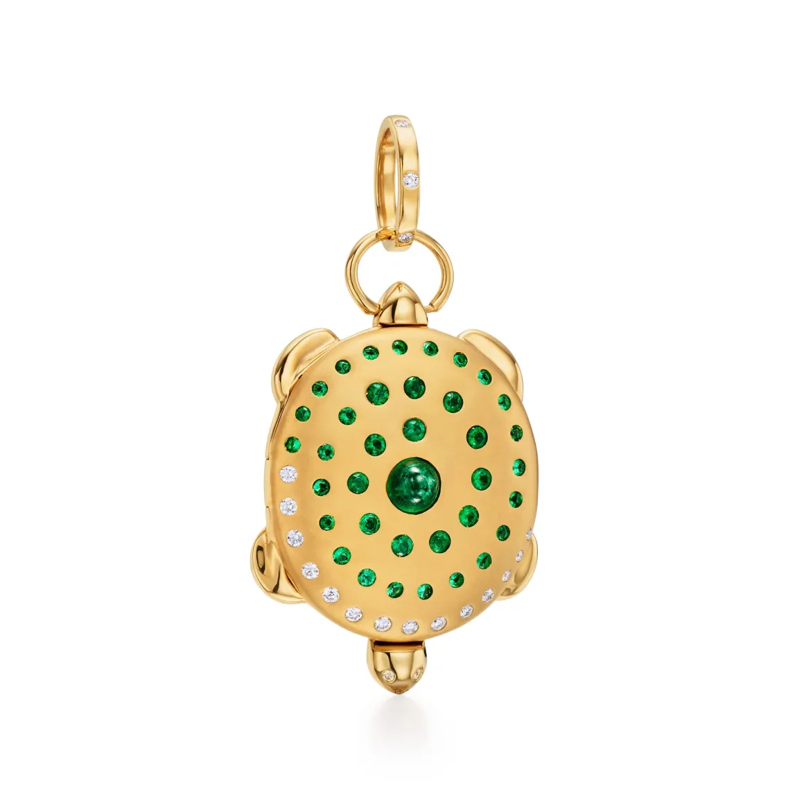 18K SPIRAL TURTLE LOCKET