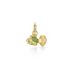 18K TSAVORITE PAVE FISH PENDANT